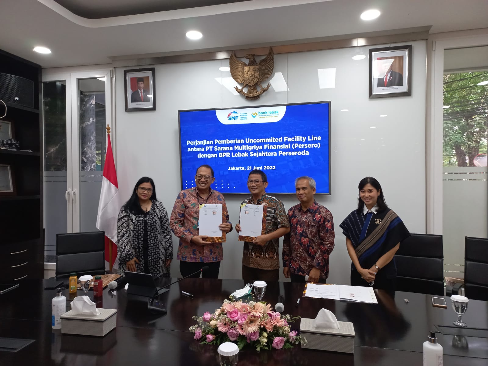 PENANDATANGANAN MOU PT. SARANA MULTIGRIYA FINANSIAL (Persero)
